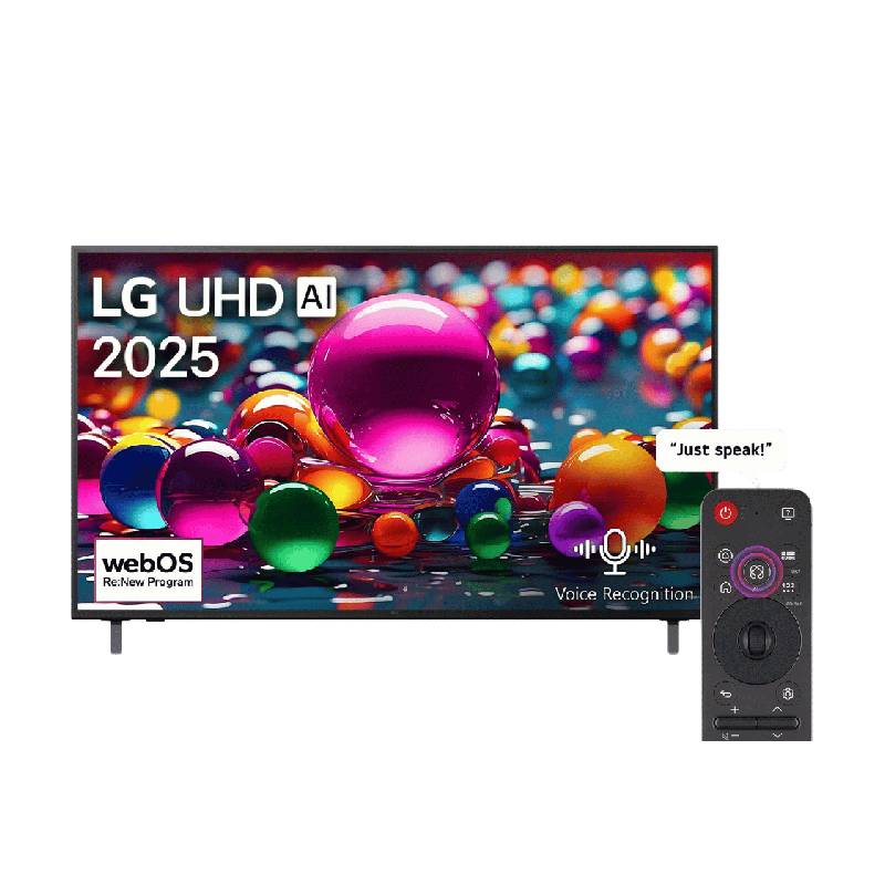 شاشه ال جي 55 بوصه سمارت LED بدقة 4K UHD بريسيفر داخلي 55UA85006LA
