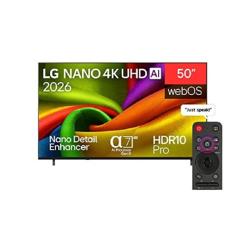 شاشة ال جي 50 بوصة سمارت نانو 4K رسيفر داخلي ماجيك ريموت 50NU840B6LA 4K