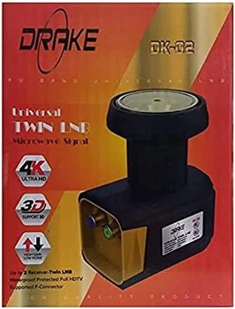 عدسة دش 2 مخرج دريك (Twin LNB)