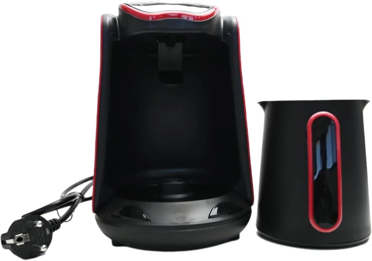 ماكينة القهوة التركية MARADO 600 وات | تحضير أوتوماتيكي سريع حتى 4 أكواب مع نظام أمان ومنع فيض