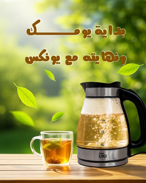 كاتل يونكس Super UNX غلاية كهربائية 2 لتر 1500 وات بايركس حراري