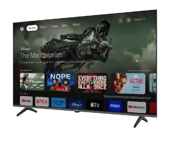 شاشه هاير 65 بوصة LED بدقة 4K أسود H65K80EU
