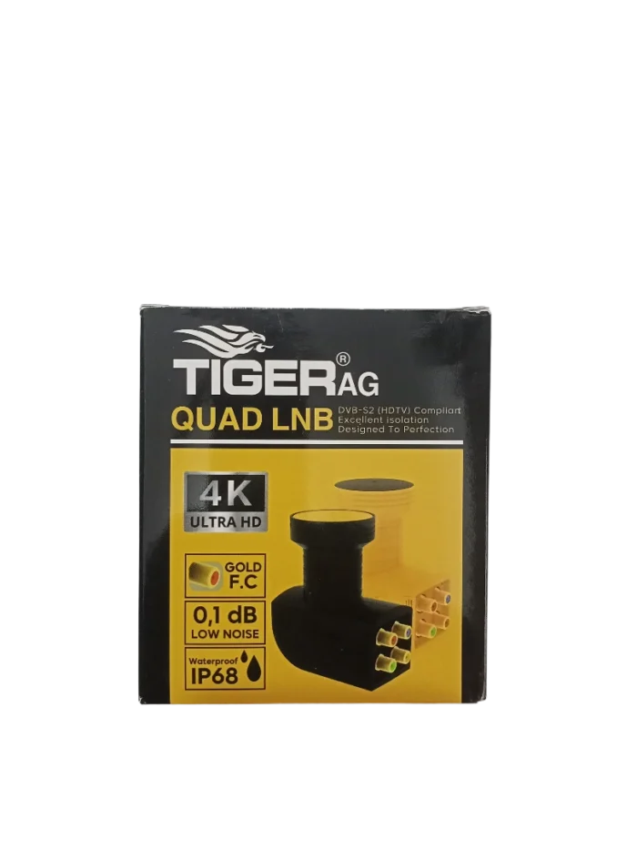 عدسة دش 4 مخرج تايجر (Quad LNB)